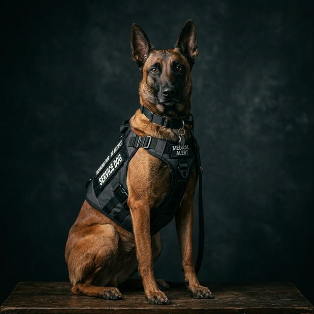 Stella — Belgian Malinois service dog for sale California